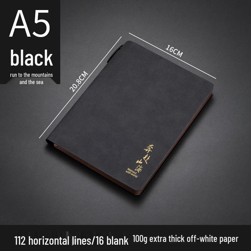 Customizable Sheepskin Notebook with Pen & Free Engraving - Company Logo 2025 Diary, A6/A5/B