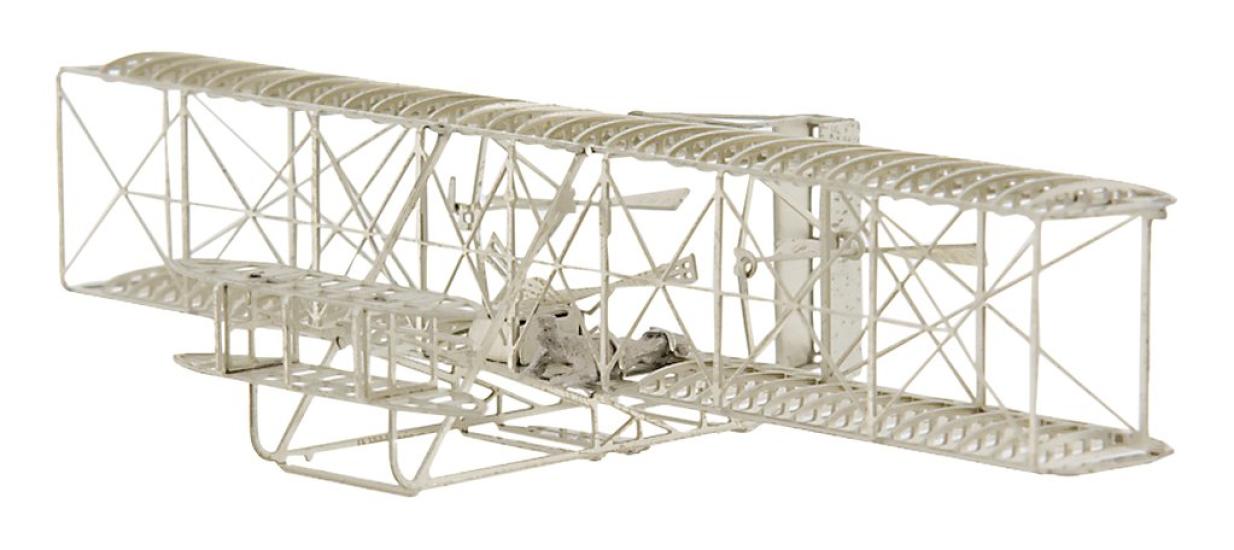 

Aerobase Micro Wing Series 1160 Wright 1903 Flyer German Silver B101 Plastic Model