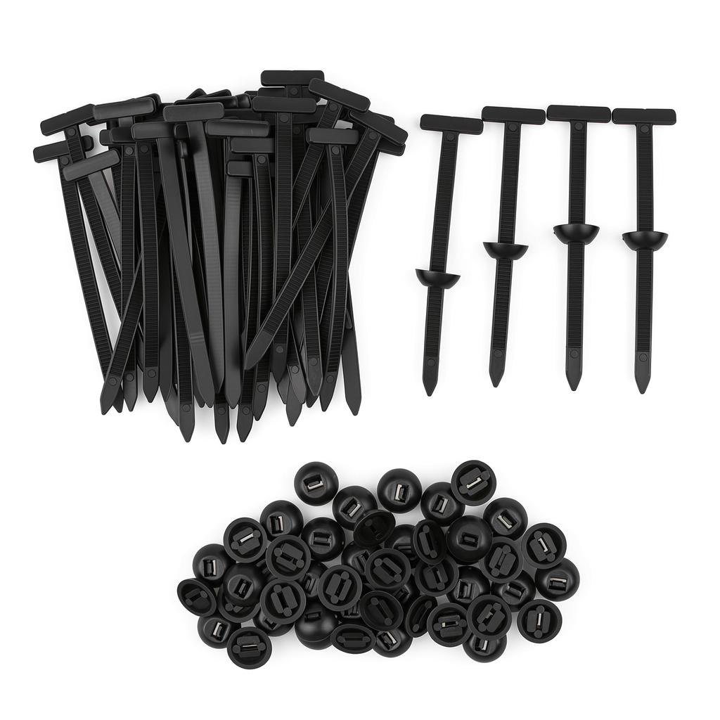 Multipurpose Nylon Cable Tie Buckle Fastener Clip Screw Replacement Zip Ties Nail Fixed For Fender Inner Lining Trunk Strap
