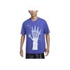 Nike Kobe Series Fashion Comfortable Soft Loose Breathable Versatile Short Sleeve T-Shirt Men Tops Harmonious-Blue HV6695432