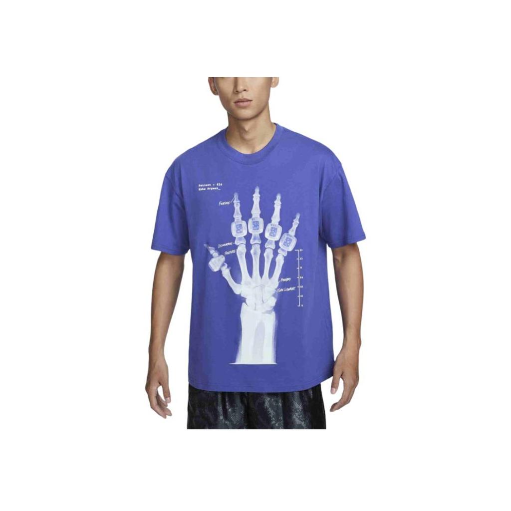 Nike Kobe Series Fashion Comfortable Soft Loose Breathable Versatile Short Sleeve T-Shirt Men Tops Harmonious-Blue HV6695432