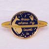 Hitchhiker's Guide To the Galaxy Whale Brooch - Sci-Fi Space Badge Accessory