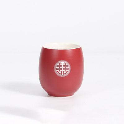 Chinese Tea Cup Set for Wedding, Red Tea Set, Sancai Cover Bowl, Wedding Supplies