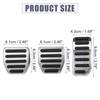 Manual Transmission Clutch Pedal Cover Brake Pedal Pad THREE  for Volvo