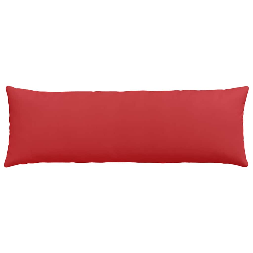 Sofa Cushions 2 Pcs Red 120 X 40 Cm Fabric