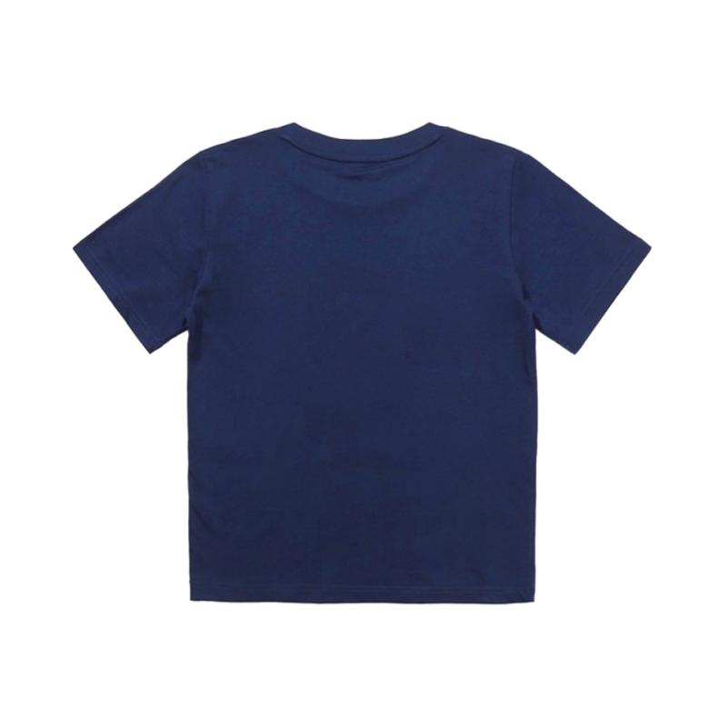 Nike Fashion Comfortable Skin-Friendly Korean Style Short Sleeve T-Shirt Kids tops Dark-Blue 3Z3B3SATY-NYY