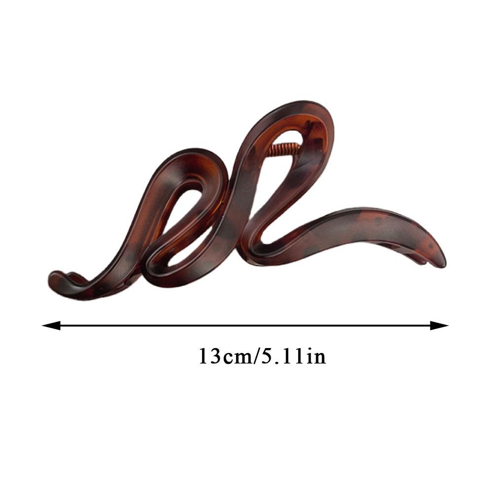 Pinze per Capelli a Onda Coreana per Donne Pinze a Squalo in Plastica Barretta per Coda di Cavallo Alta Irregolare Fermaglio per Capelli Accessori per Capelli da Ragazza