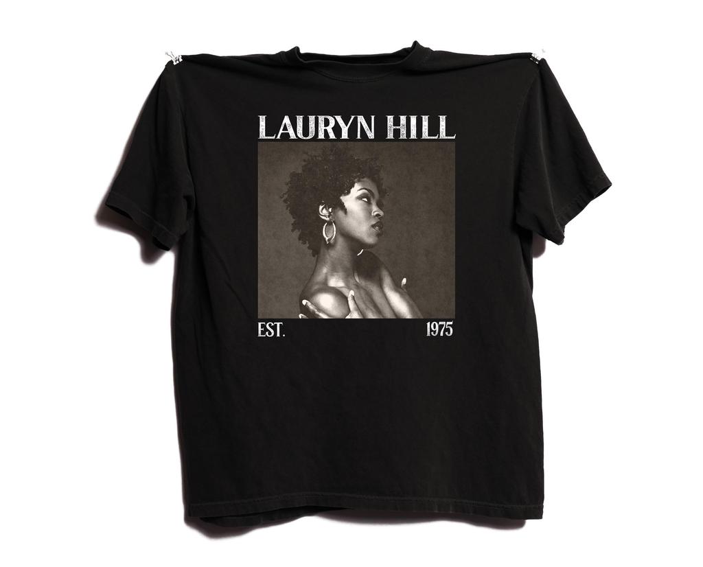 Plus Size Summer Womens Lauryn Hill Album Music TShirt  Cotton Breathable Stylish Versatile Street Style Oversized