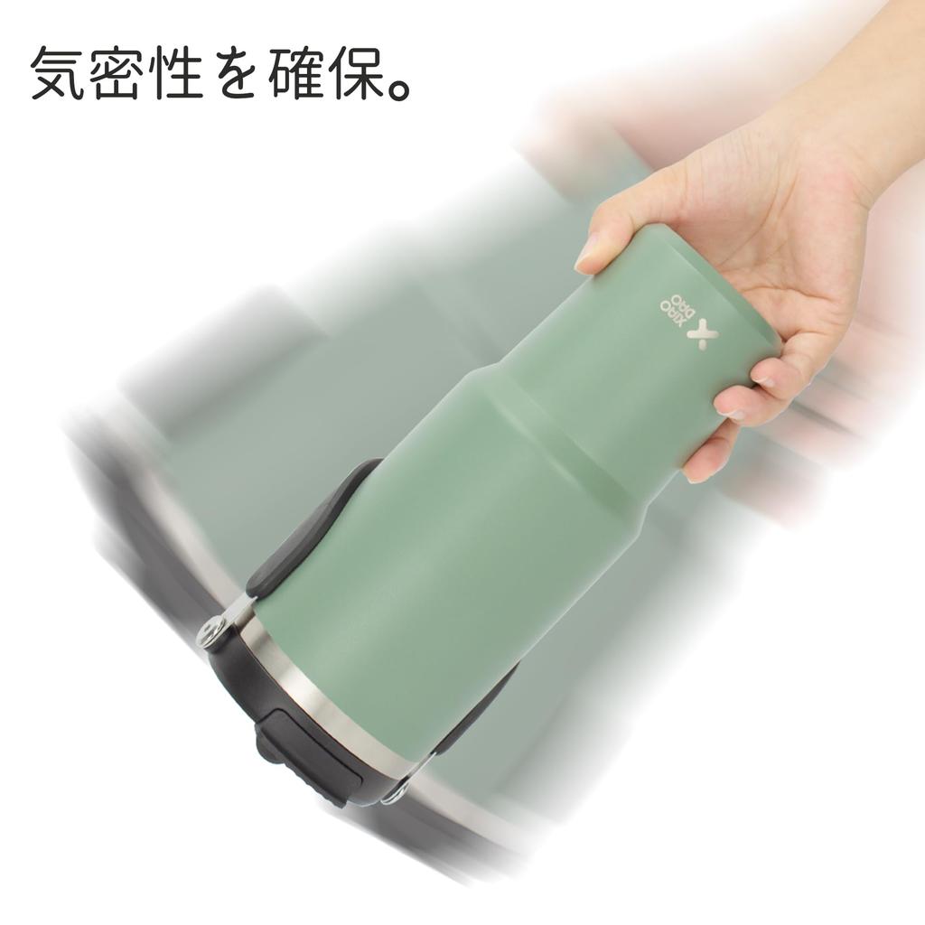 SKIASE Tumbler with 600ml Water Vacuum Keeps Hot or Wide Direct with Green Straw, Bottle, Insulated, Cold, Mouth, Drinking, Lid, Handle, Portable,