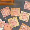 Sticky Notes Cute Capybara N Times Gift Stickers for Students with Lovely Memo Pads That Can Be Pasted Kawai Stationery Supplies