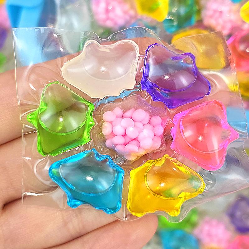 50-Piece Laundry Pods with Stain Removal, Softening, Long-lasting Fragrance & Concentrated 10g Beads