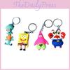 Spongebob Keychain Octopus Soft Rubber Cute Couple Bag Pendant Charm Creative