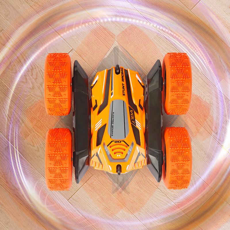 Cool Remote Control Stunt Car With 2.4g Wireless Double-sided Rotating Drift