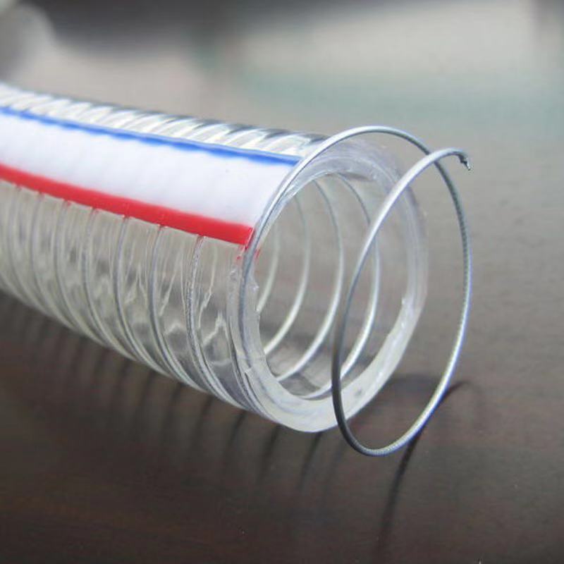 PVC Transparent Steel Wire Hose High Temperature Resistant Antifreeze Pipe16/19/25/32/38/40/45mm Plastic Water
