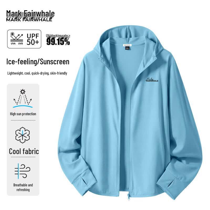 Mark Fairwhale Men s Ice Silk UPF50+ Sun Protection Hooded Jacket XXL