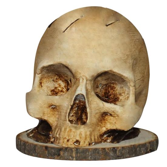 

Держатель для резака черепа, фигурка из смолы с черепом, кухонная столешница, режущий блок, подставка-органайзер