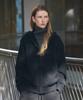 Siyajyu Sikn2172 Wool Blend Knit Zip-Up Hoodie_Black