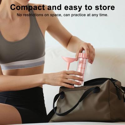 1/2Pcs Breathing Exercise Device Abdominal Muscle Trainer Deep Breathing Dumbbell Men Women Adults Lung Capacity Training Device Core Exercise