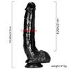 Multi-color Transparent Simulation Dildo Dildo Female Masturbation Device Anal Anal Plug Expansion Anal Big Penis