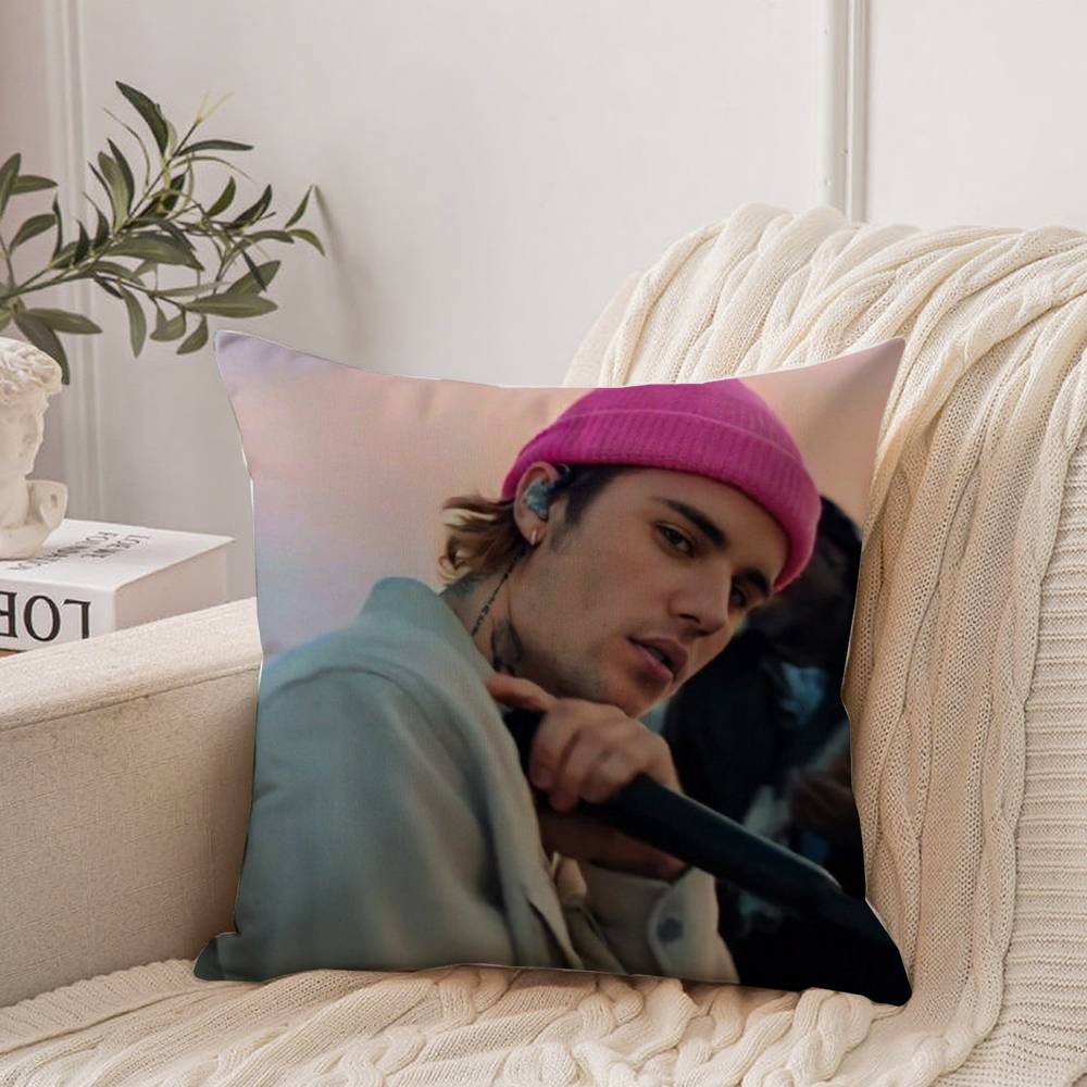 Poszewka na poduszkę T-Top Singer J-Justin B -Bieber Wystrój domu Koc na sofę łóżko samochód Dekoracja pokoju Pomysł na prezent