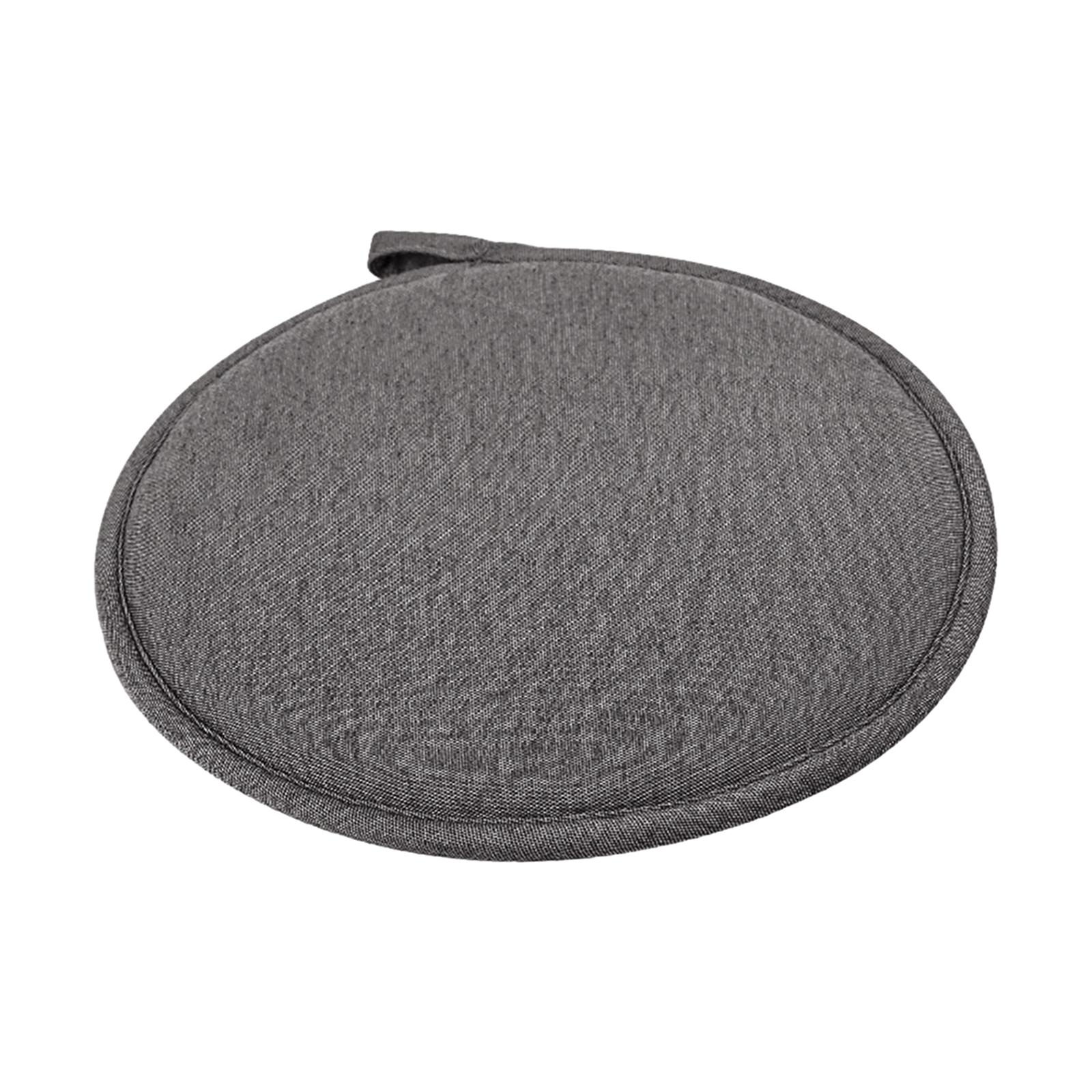 

Подушка для сиденья, удобная подушка для йоги, мягкая круглая подушка для стула, для гостиной, чайной церемонии, спальни, обеда в помещении и на открытом воздухе серый