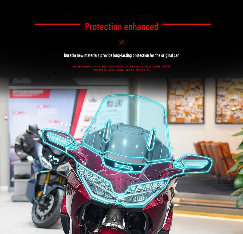 Transparante TPU Beschermfolie voor 22-23 Honda Gold Wing Motorfietshoezen