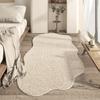 Simple Special-shaped Imitation Cashmere Carpet Living Room Dirt-resistant Table Mat