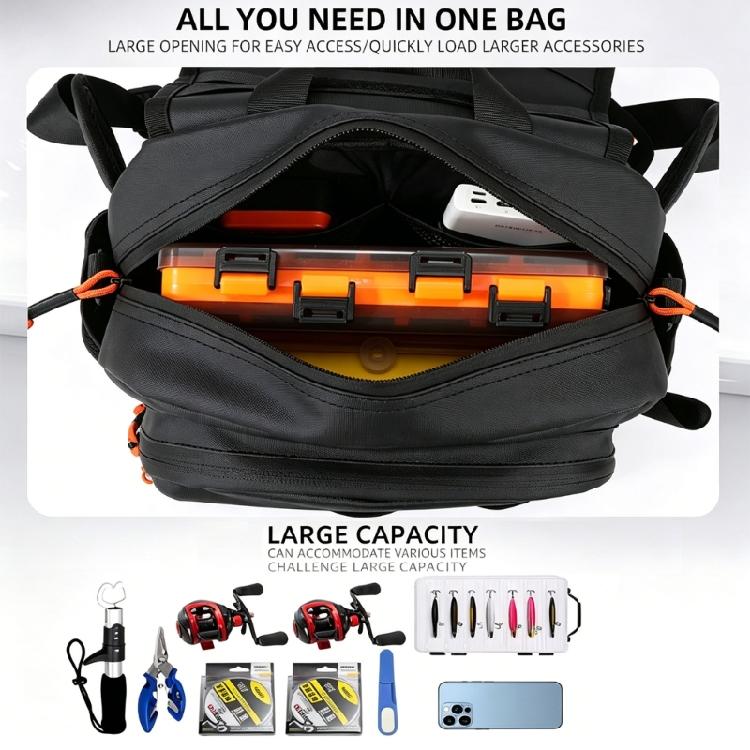 Zaino a Gilet Sportivo Borse Borsa da Petto per Pesca Borsa da Pesca Esterna Antigraffio Borsa da Petto Antispruzzo Multicolore