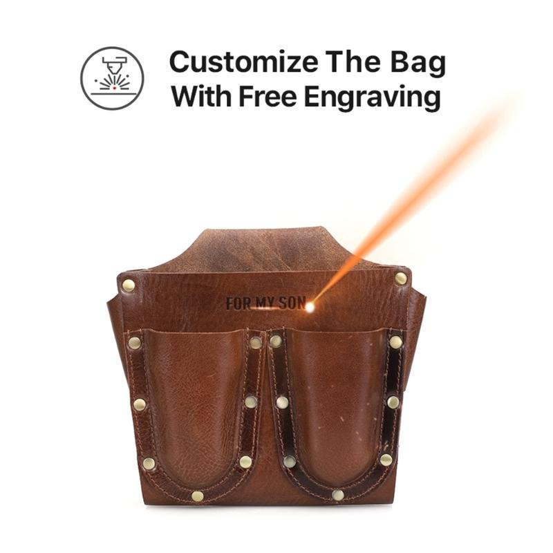 Tool Belt for Electrician Carpenters and Builders PU Leather Organizers