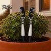 Talos 1 Pair Witch Legs Planter Decorations, Plastic Leg Insert Ornaments, Halloween Flower Pot Decoration for Outdoor Indoor Potted Plants