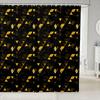 Aurora Borealis Fabric Shower Curtain Northern Lights Shower Curtain Aurora Snow Mountain Waterproof Bathroom Curtains Galaxy