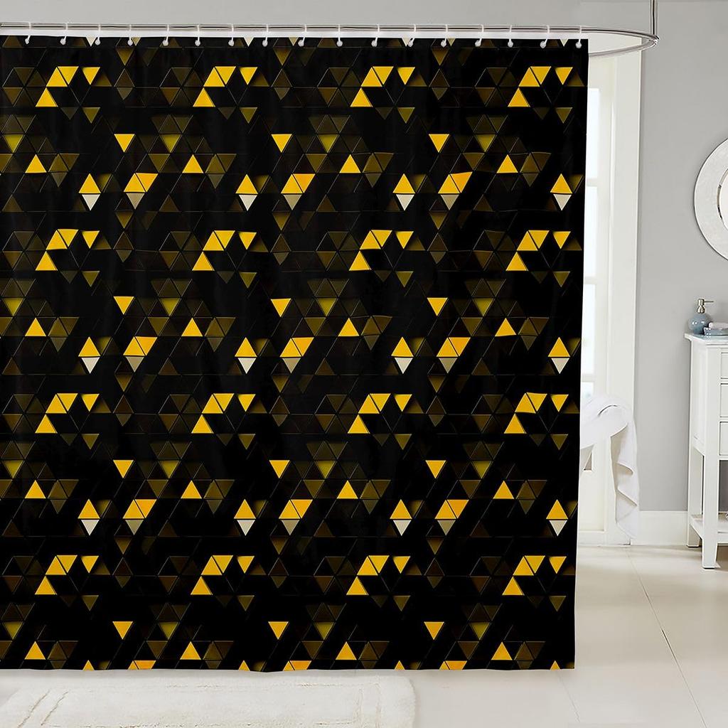 Aurora Borealis Fabric Shower Curtain Northern Lights Shower Curtain Aurora Snow Mountain Waterproof Bathroom Curtains Galaxy