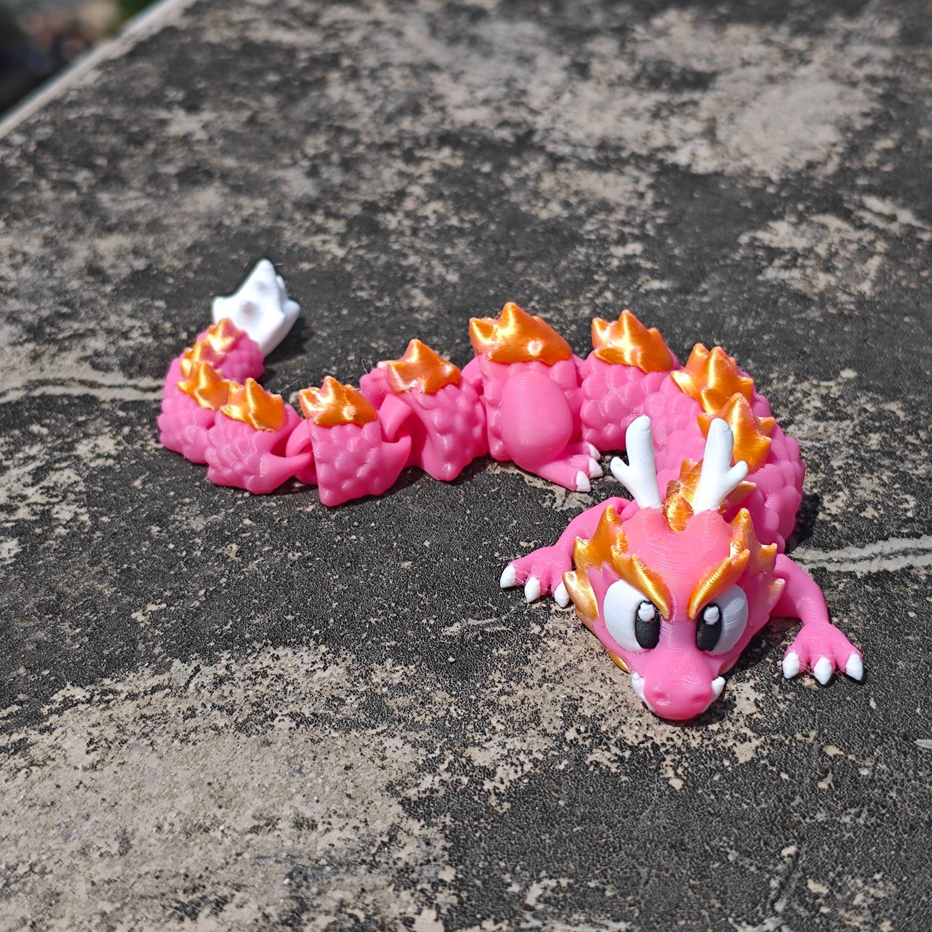 

Фигурка 3D Сакура Дракон ручной работы - Креативная игрушка и подарок