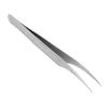 Stainless Steel Curved Tip Nail Art Tweezers Precision Cosmetic Tweezers  For Lash Extensions