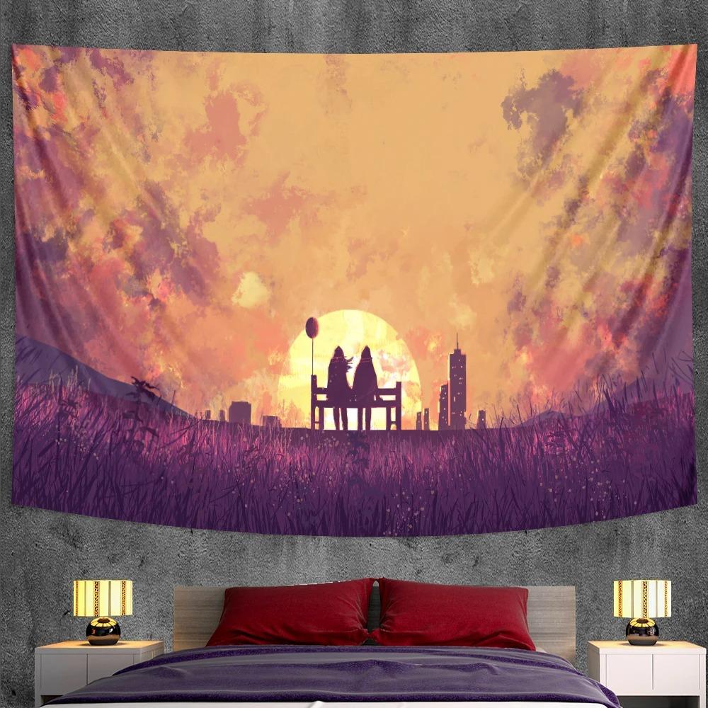 Модный домашний гобелен для украшения гостиной — фото 7