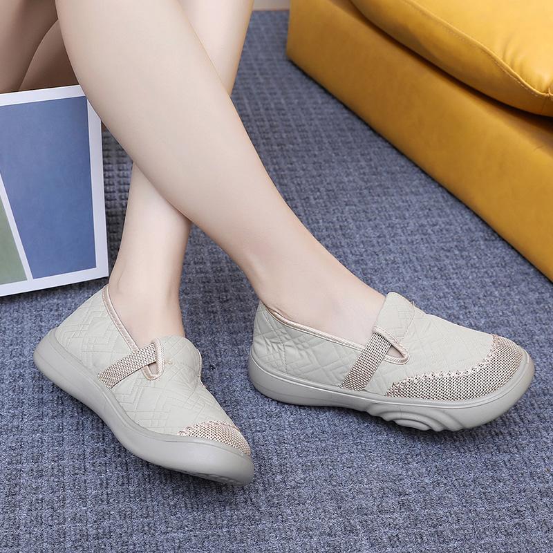 Fashion 2025 Hot Style Old Beijing Cloth Shoes for Women Lightweight Comfortable Thick-soled Anti-slip Lazy's Casual Shoe
