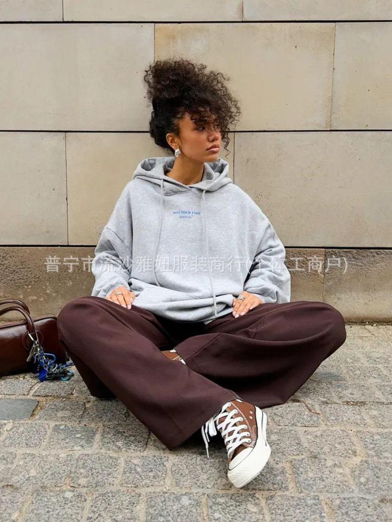 Women's Hip-Hop Style Hooded Sweatshirt: Cozy, Loose, Personalized for Autumn & Winter