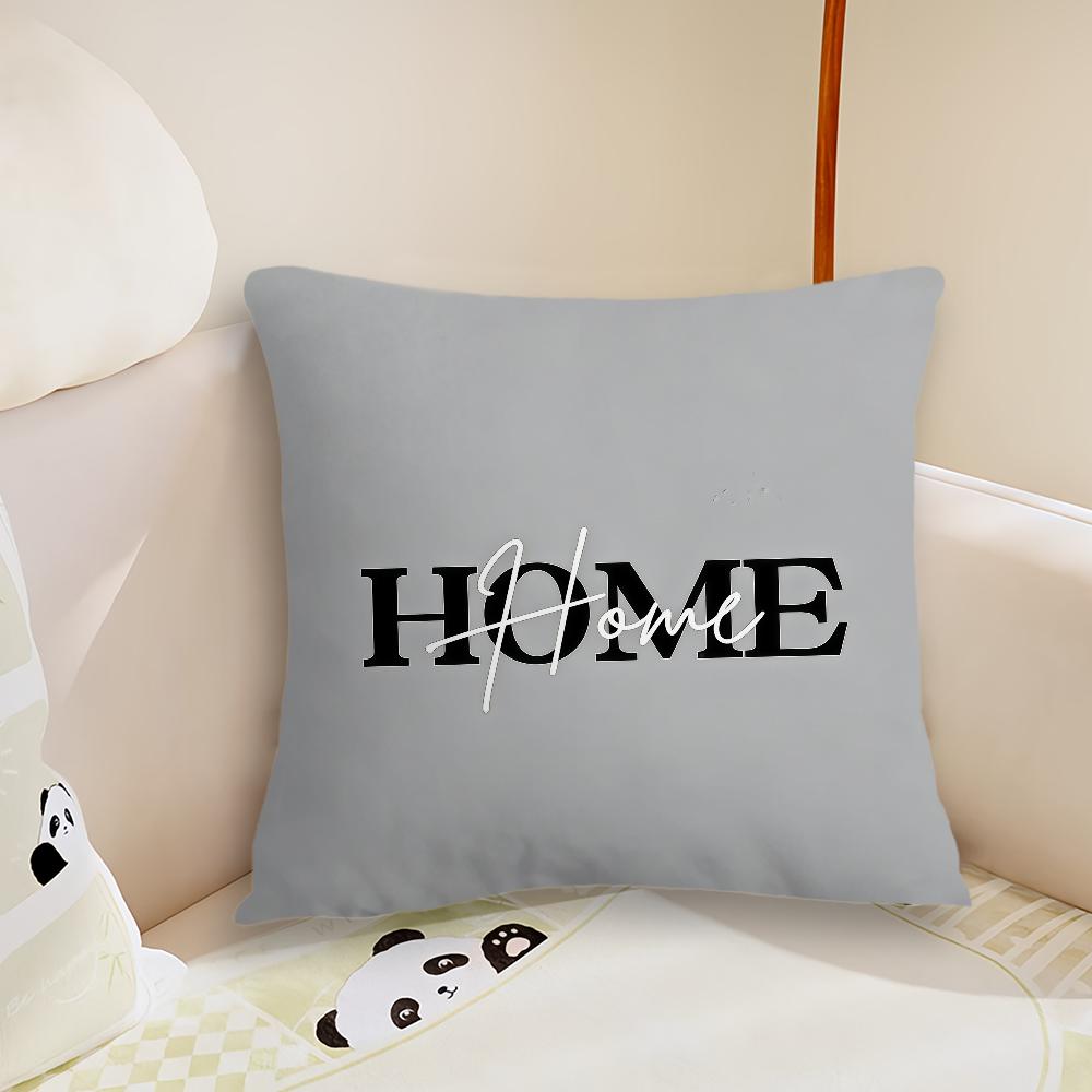 Flower Pattern love cushion cover Pillow Case Plush Fabric Soft Double Sided Print Sofa Cushion Cover Throw Pillow Covers