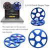 Aluminum 6 Hole Reel 10.5Inch Empty Tape With Nab Hub Disk For Studio Equipment Box Packaging