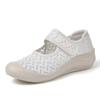 Spring/summer  New Breathable Mesh Oversized Women's Shoes Magic Tape a Light Soft-soled Casual Sneakers Mom Shoes