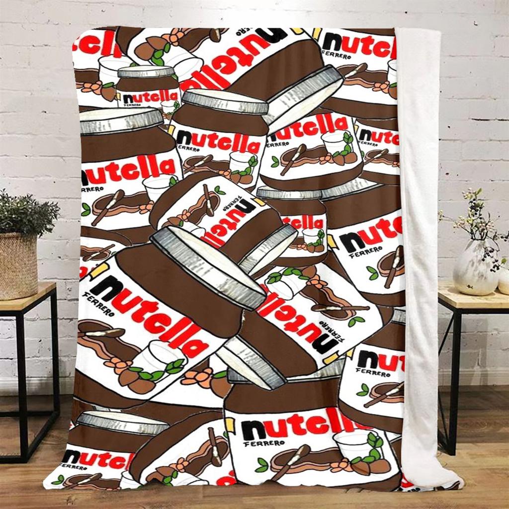 Nutella Vafle Potěšení Měkká Pohodlná Všechna Roční Období Pohovka Kancelářské Šlofíky Venkovní Cestování Perfektní Skvělý Dárek