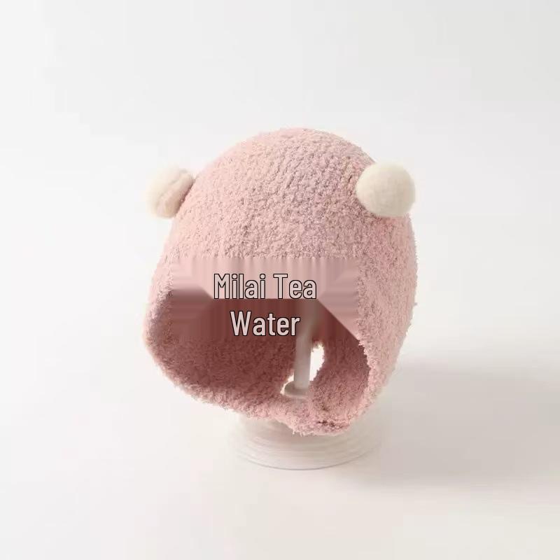 2025 Autumn/Winter Unisex Korean Knit Wool Hat for Kids and Babies - Warm, Trendy Pullover Design