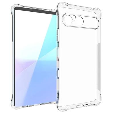 Pro Sony Xperia 10 VII TPU pouzdro WANLONFENG WL2 Série 2.0mm Kryt na telefon s 2ks Fólií z tvrzeného skla