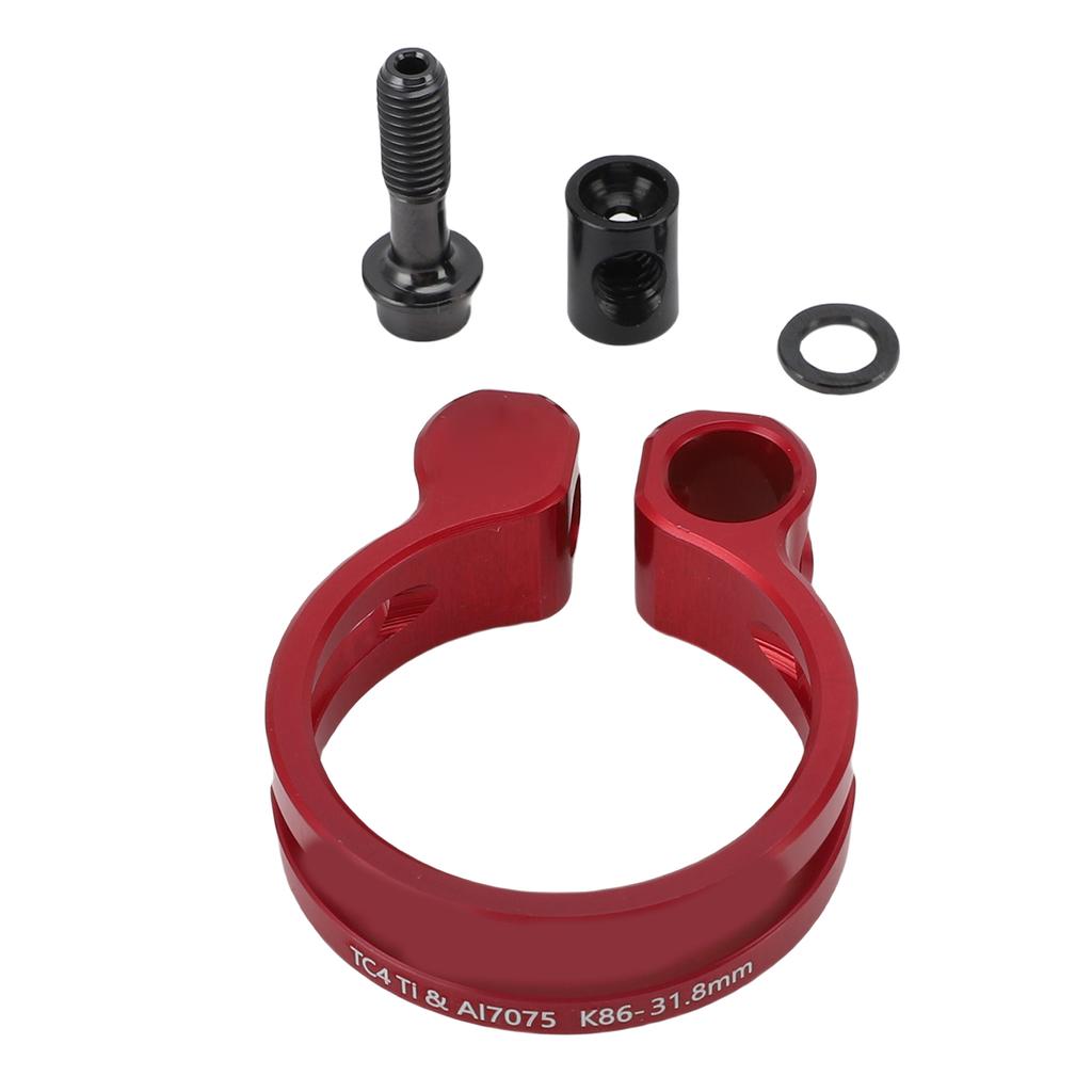 31,8 mm Fahrradsattelklemme Aluminiumlegierung Hohl Sattelrohrklemme für Mountainbike Rennrad