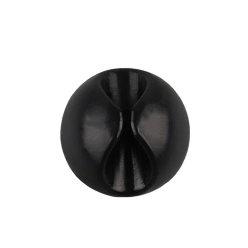 Round Cable Organizer: Wire and Data Cable Storage Clips for Desktop Management