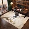 Tappeto in Cristallo Vellutato Personalizzato Boston Bruins, Tappeto Morbido Antiscivolo con Testo Nome Personalizzato per Soggiorno Camera da Letto