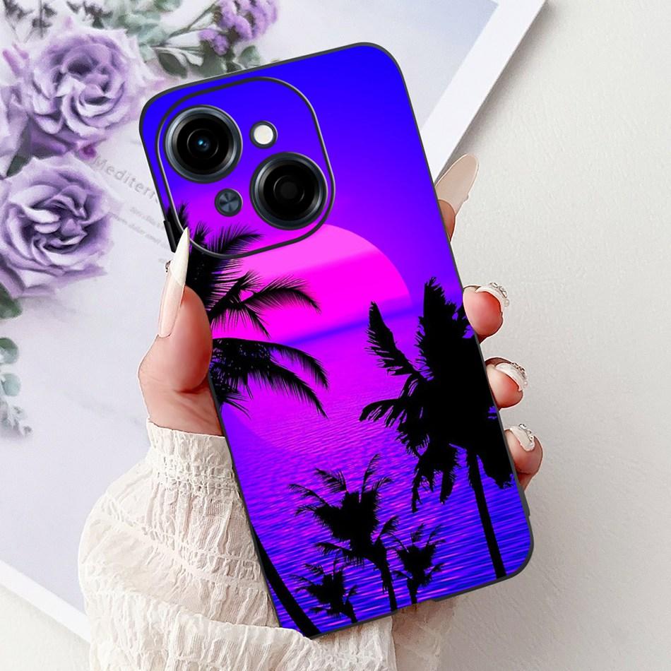 For Tecno Spark Go 1 Fashion Cool Pattern Phone Case For Tecno Spark Go 2025 Go1 Black Silicone Soft Cases