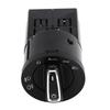 Auto Headlight Switch 18D941431 Chrome Car Headlight Sensor and Switch for Caddy 2004 to 2011