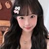 Bowknot Bow Hair Clip Plaid Pattern Girl's Hair Clip  for Girls Daily Hair Styling