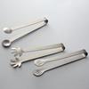 Ice Cubes Tongs Stainless Steel Cooking Tongs Kitchen Utensils For Snacks Sugar Sugar Dessert BBQ Buffet Serving Frying